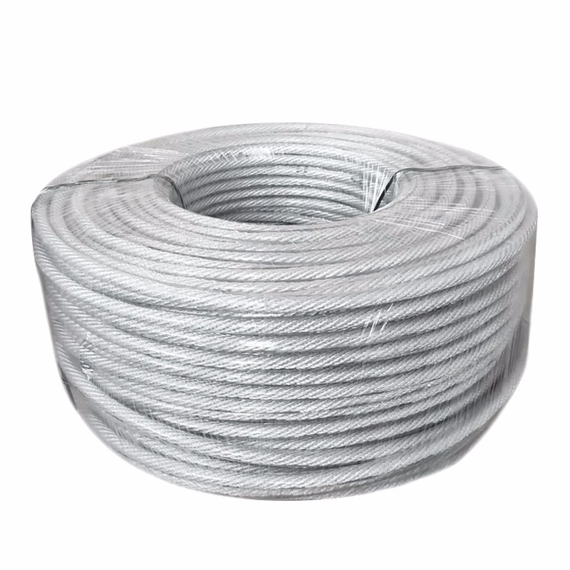 Endingargott PVC húðað stálvírreipi